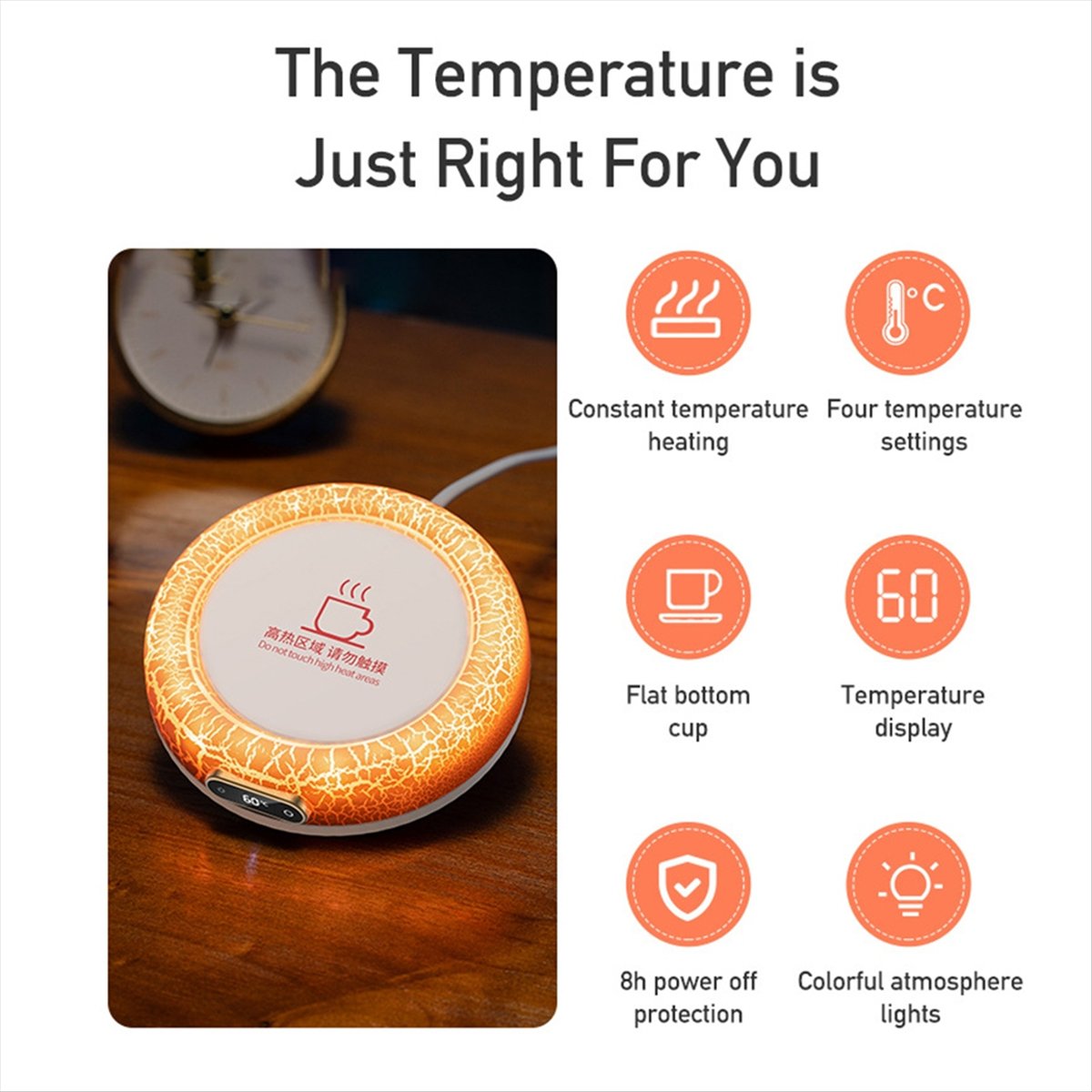 Lava Lamp Desktop - Lámpara de Ambiente Arcoíris AA19 y