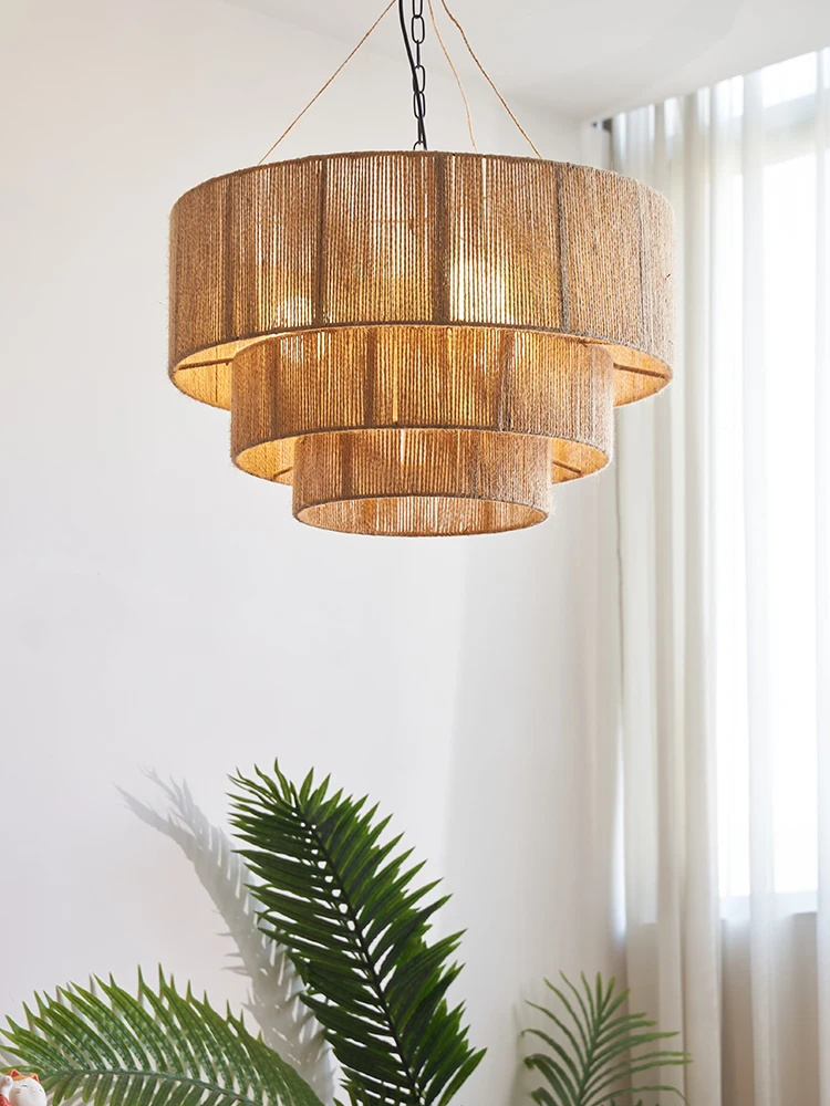 Decor Lighting Australia - Candelabro Retro bohemio de ratán hecho