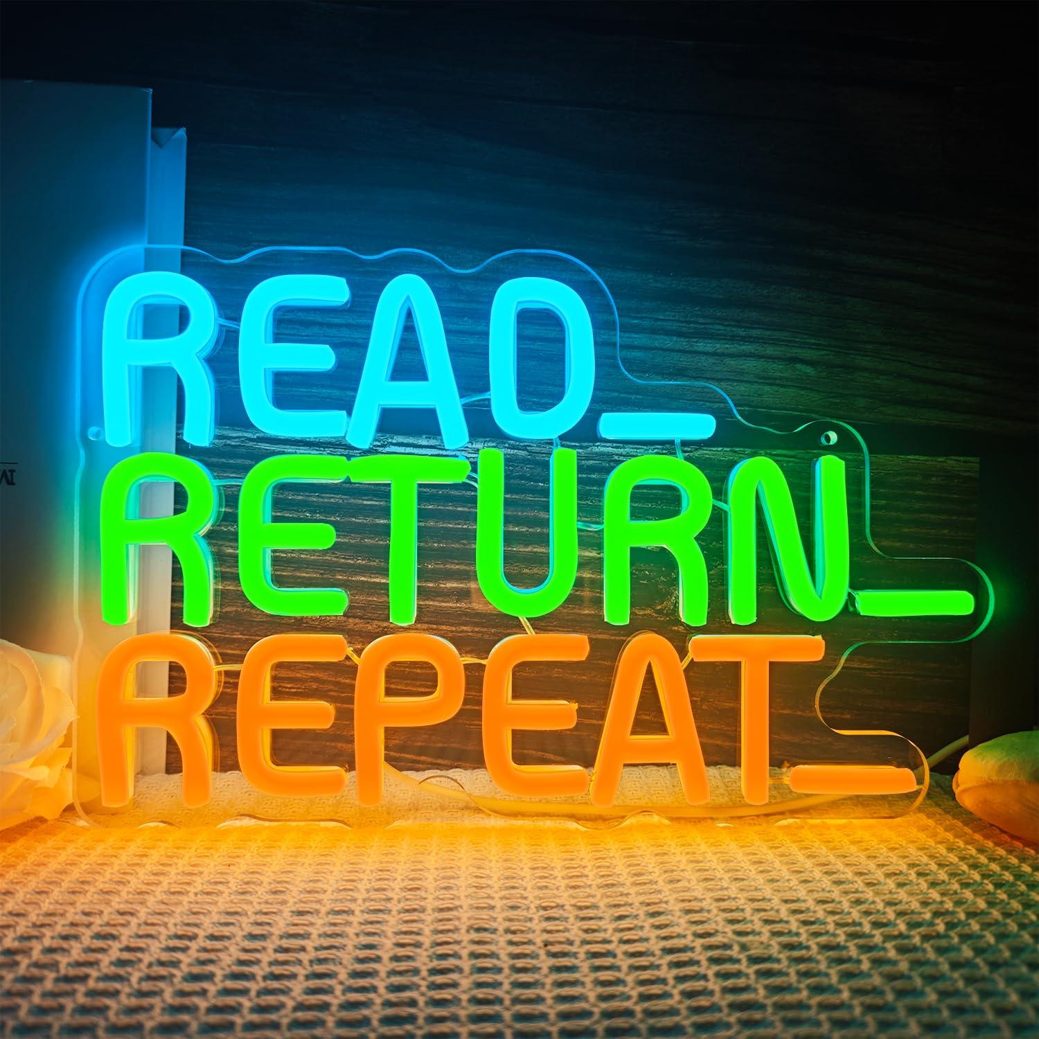 Decor Lighting Returns - Letrero de neón con la frase