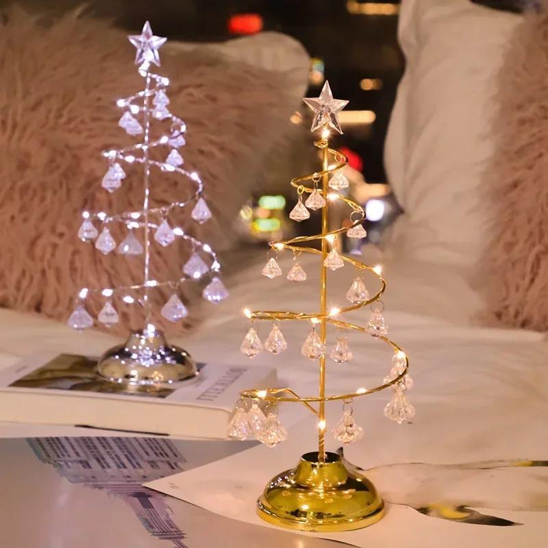 Home Decor Lighting Tree - Lámpara Colgante de Cristal LED con
