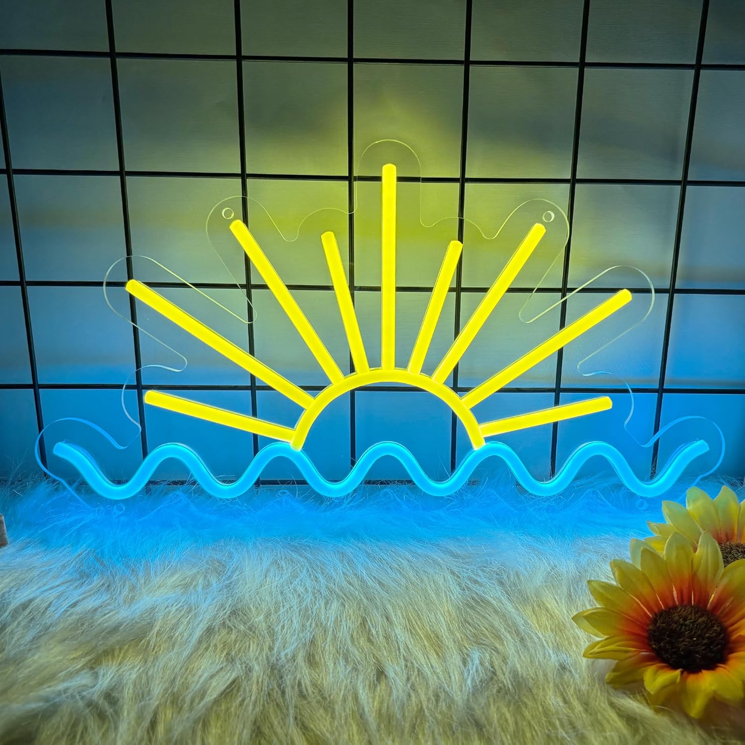 Lighting Decor Sunrise - Letrero de Neón con Diseño de