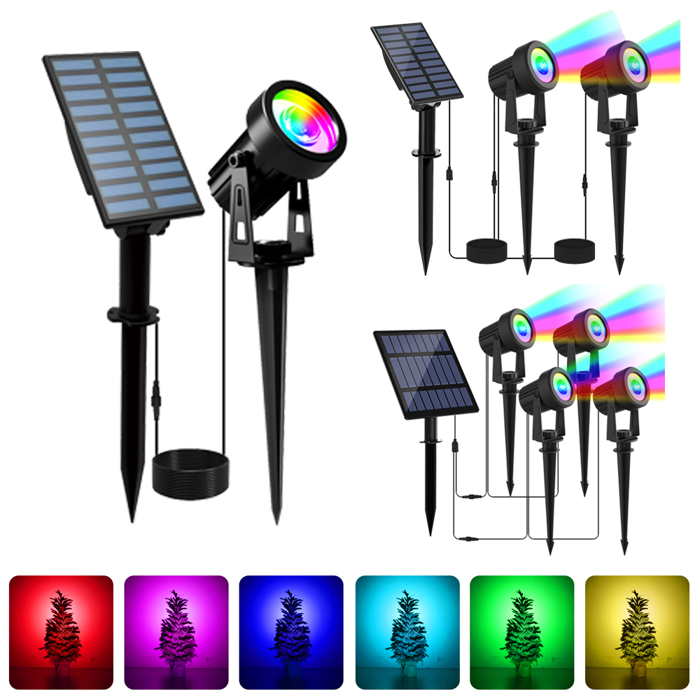 Lighting Decor Sunrise - Luz LED Solar RGB para exteriores,