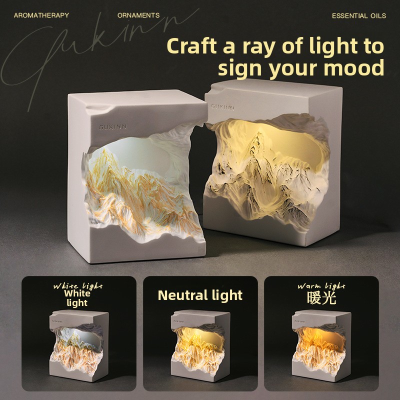 Difusor de Aroma Golden Mounta - Lighting Decor Sunrise reseña y precio