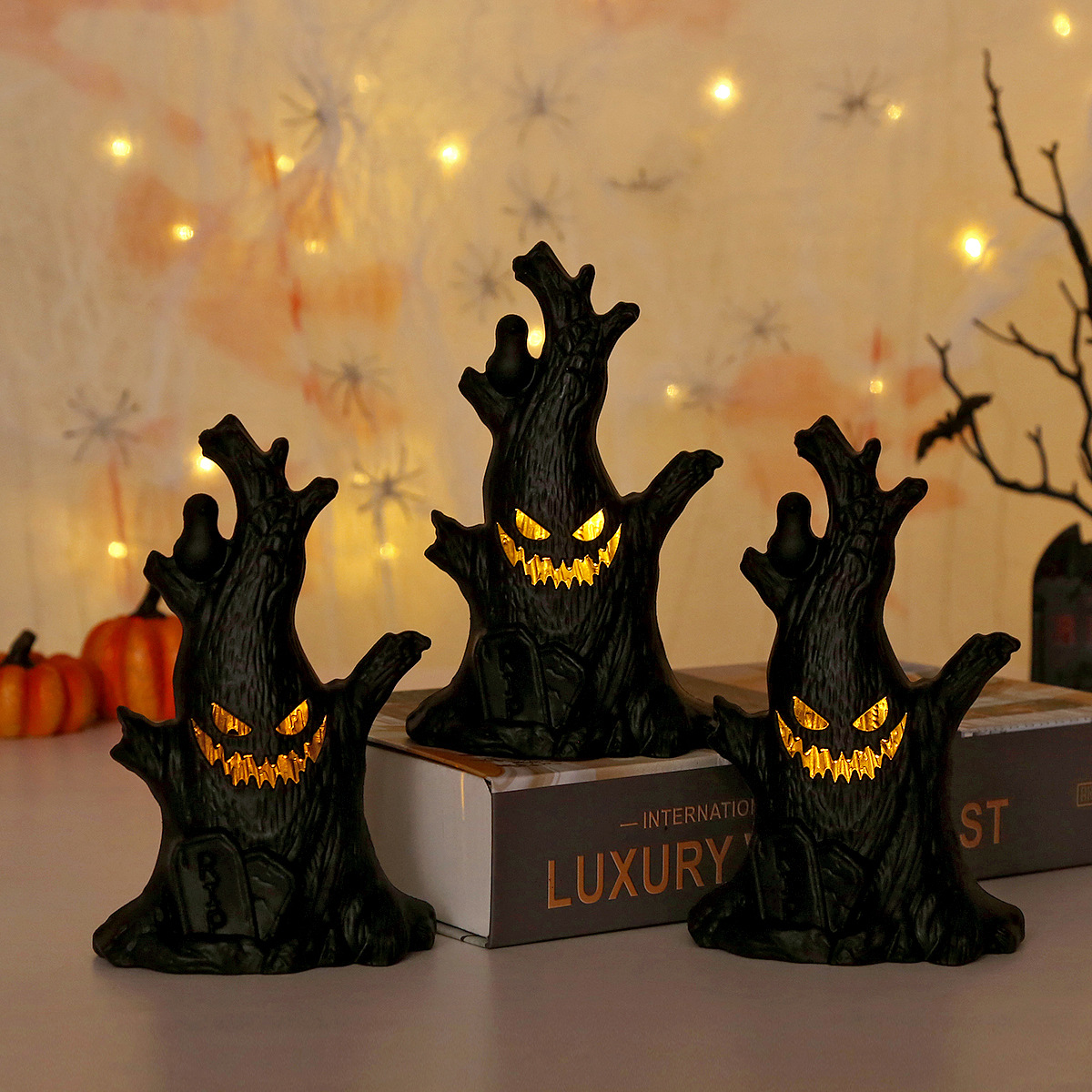 Luces LED de Árbol Fantasma pa - Home Decor Lighting Tree reseña y precio