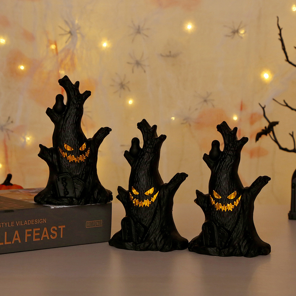 Luces LED de Árbol Fantasma pa - Home Decor Lighting Tree reseña y precio