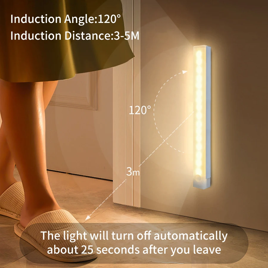 Luz LED nocturna recargable po - Lighting Bolt Decor reseña y precio