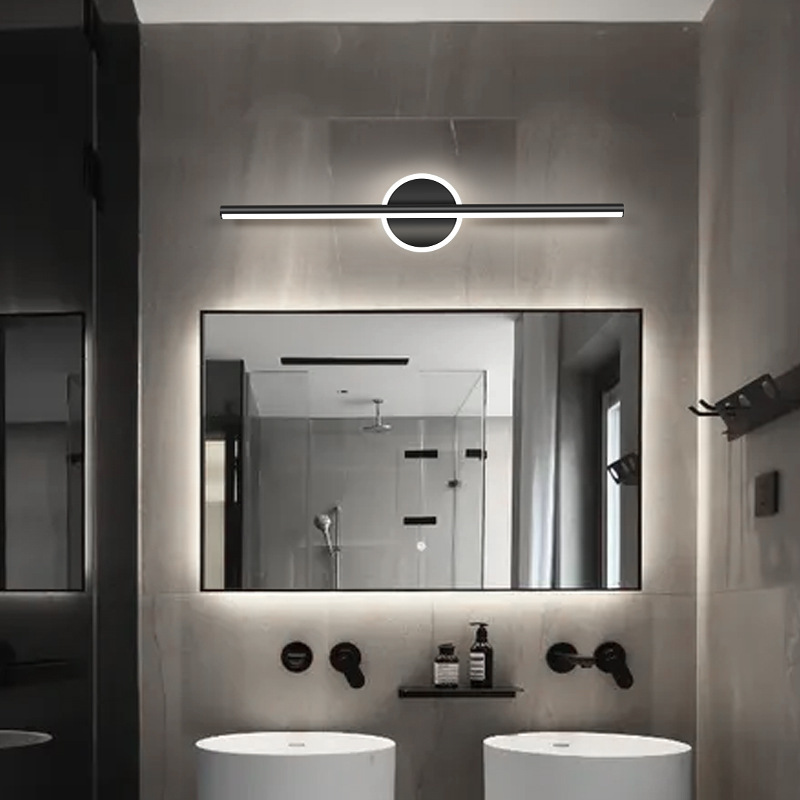 Lámpara LED moderna para espej - Lighting Bolt Decor reseña y precio