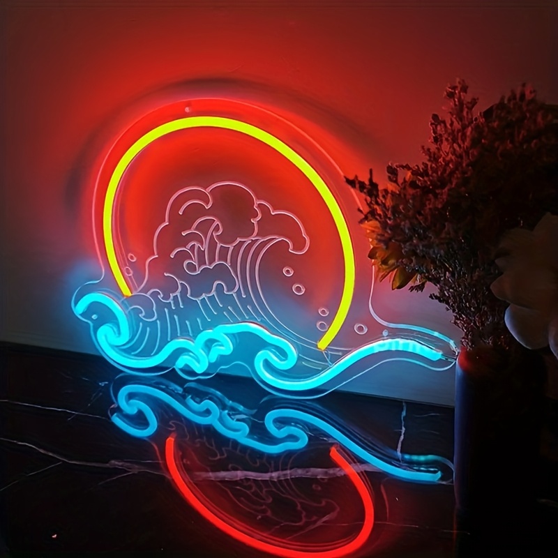 Letrero de luz de neón de pare - Lighting Decor Sunrise reseña y precio