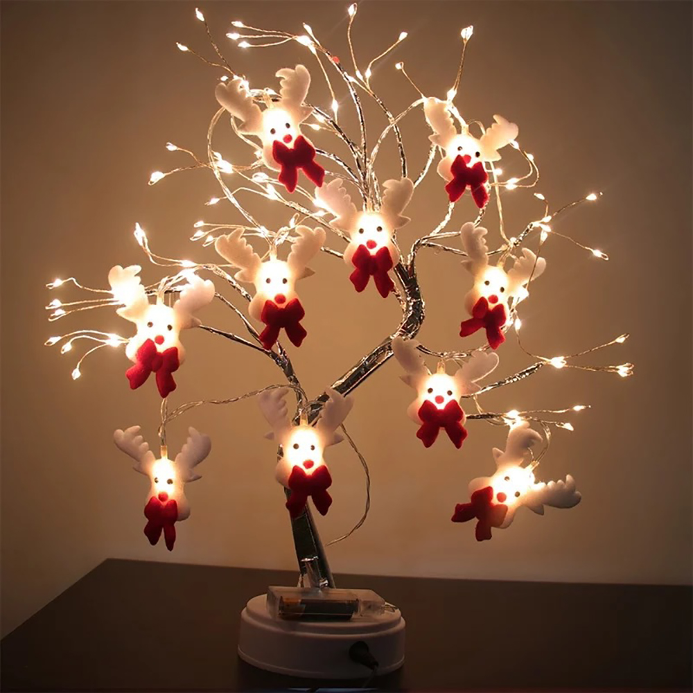 Guirnalda de luces LED navideñ - Home Decor Lighting Tree reseña y precio