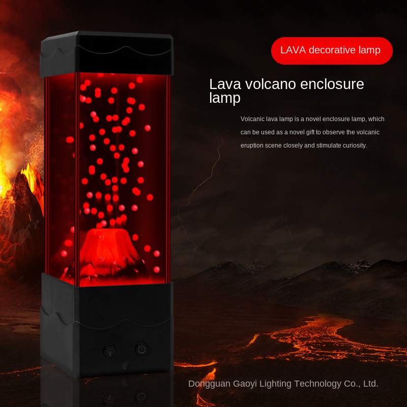 Luz LED de volcán de Lava para - Lava Lamp Desktop reseña y precio