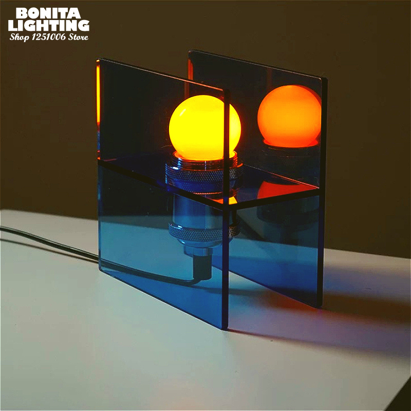 Lámpara de Mesa Acrílica Geomé - Lighting Decor Sunrise reseña y precio