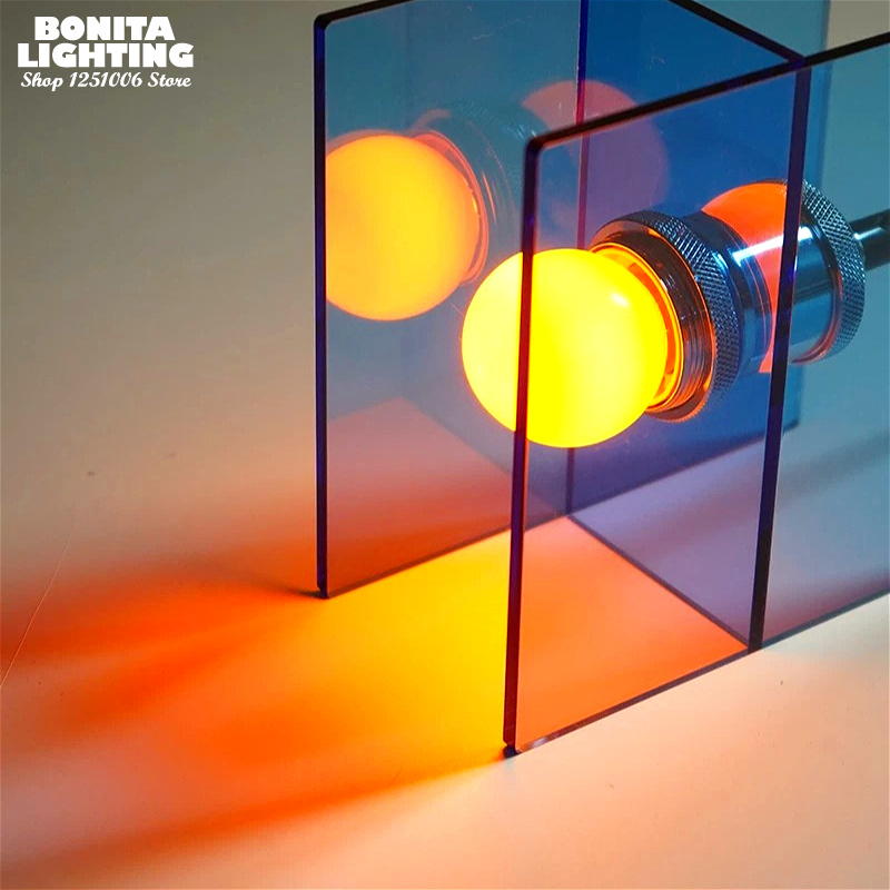 Lámpara de Mesa Acrílica Geomé - Lighting Decor Sunrise reseña y precio