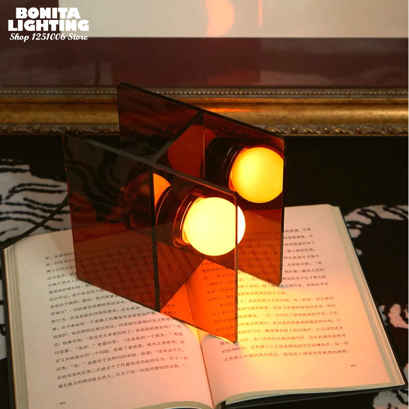 Lámpara de Mesa Acrílica Geomé - Lighting Decor Sunrise reseña y precio