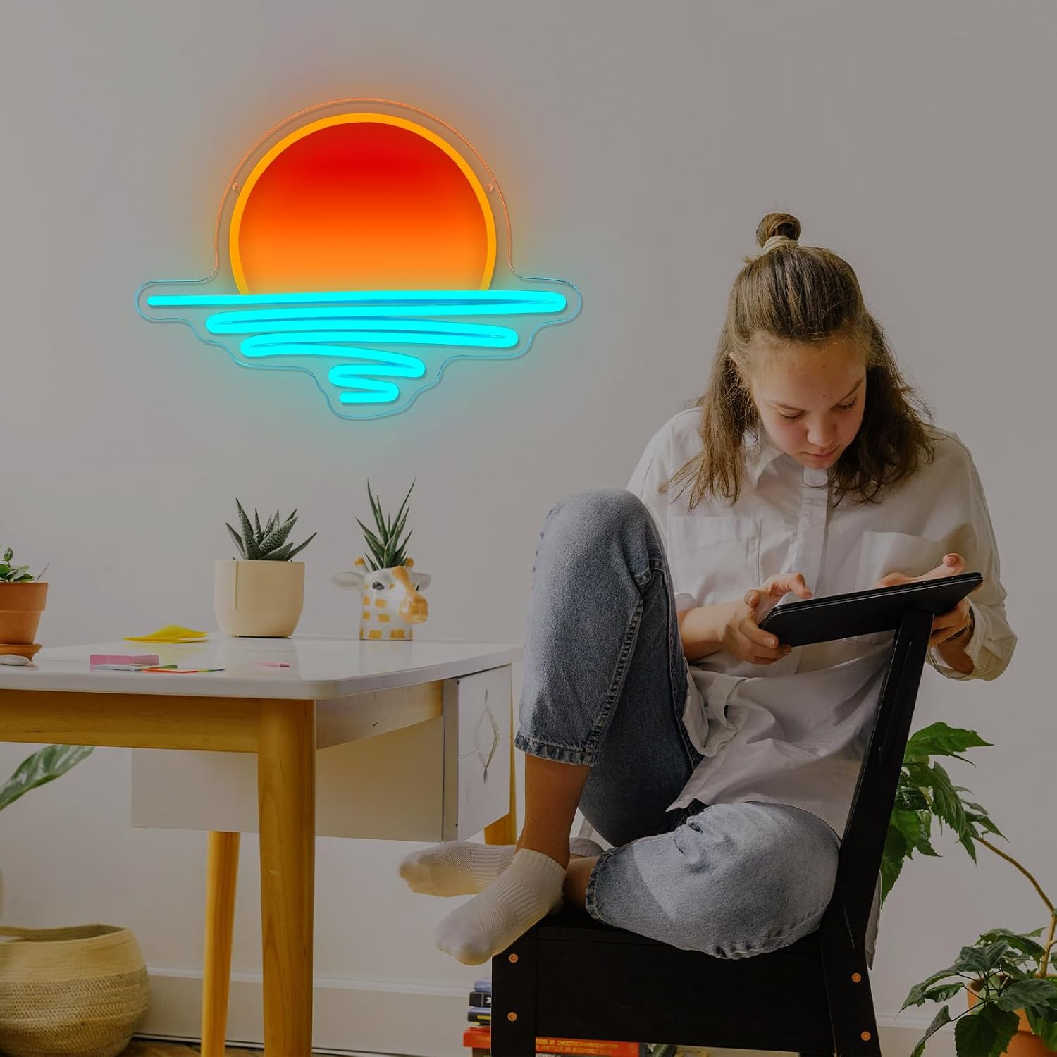 Letrero Luminoso LED de Neón c - Lighting Decor Sunrise reseña y precio