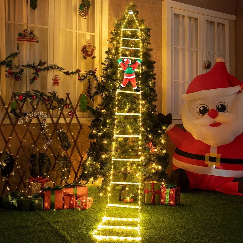 Luces LED de Navidad, Cadena d - Lighting Decor Outdoor reseña y precio