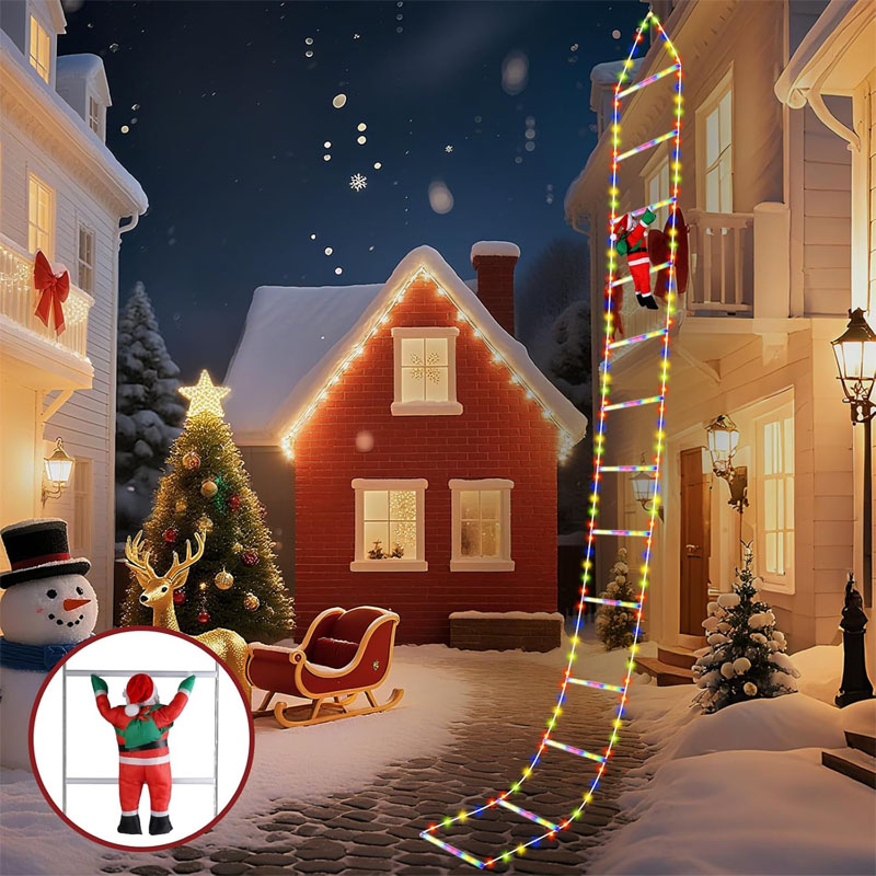 Luces LED de Navidad, Cadena d - Lighting Decor Outdoor reseña y precio