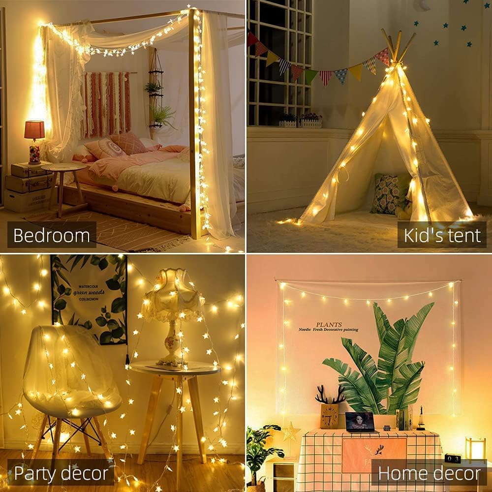 Guirnaldas de Luces Navideñas  - Home Decor Lighting Tree reseña y precio