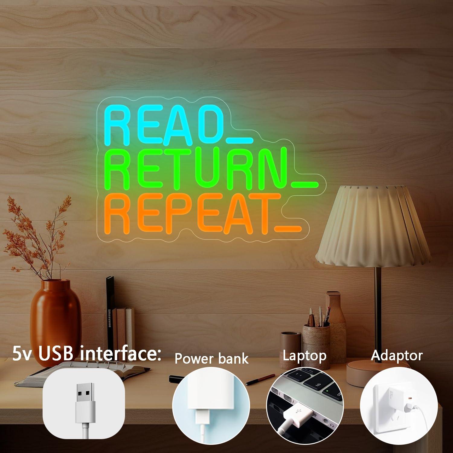 Letrero de neón con la frase ' - Decor Lighting Returns reseña y precio