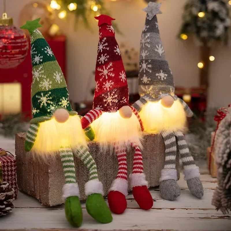 Adornos navideños de Gnomo sin - Home Decor Lighting Tree reseña y precio