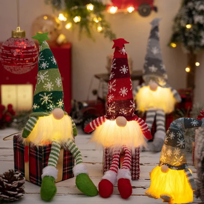 Adornos navideños de Gnomo sin - Home Decor Lighting Tree reseña y precio