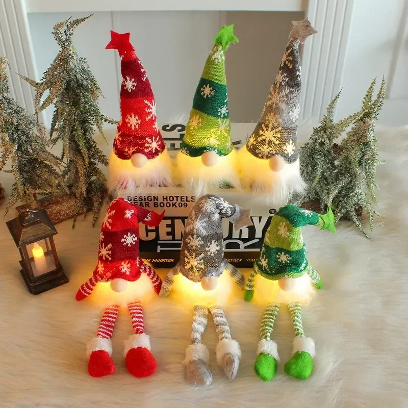 Adornos navideños de Gnomo sin - Home Decor Lighting Tree reseña y precio