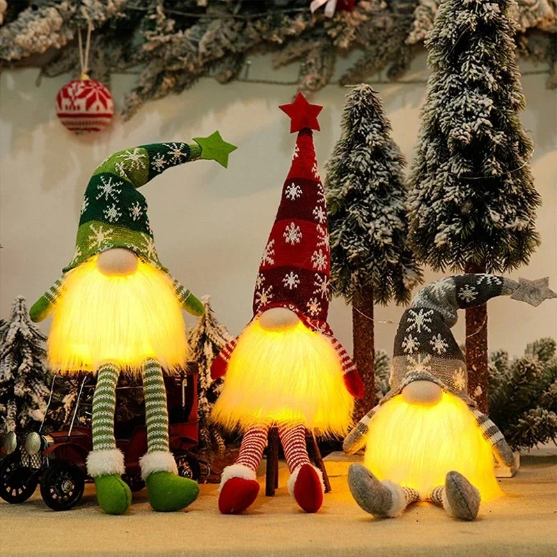 Adornos navideños de Gnomo sin - Home Decor Lighting Tree reseña y precio