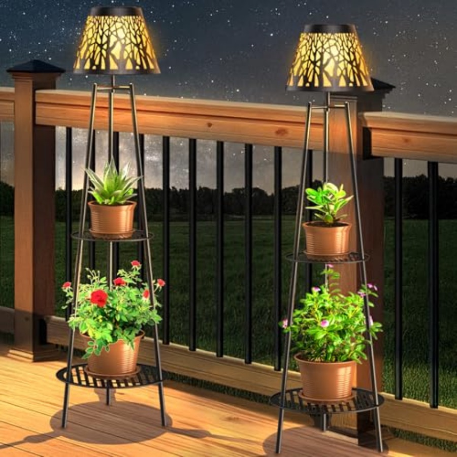 Paquete de 2 Lámparas Solares  - Lighting Decor Outdoor reseña y precio