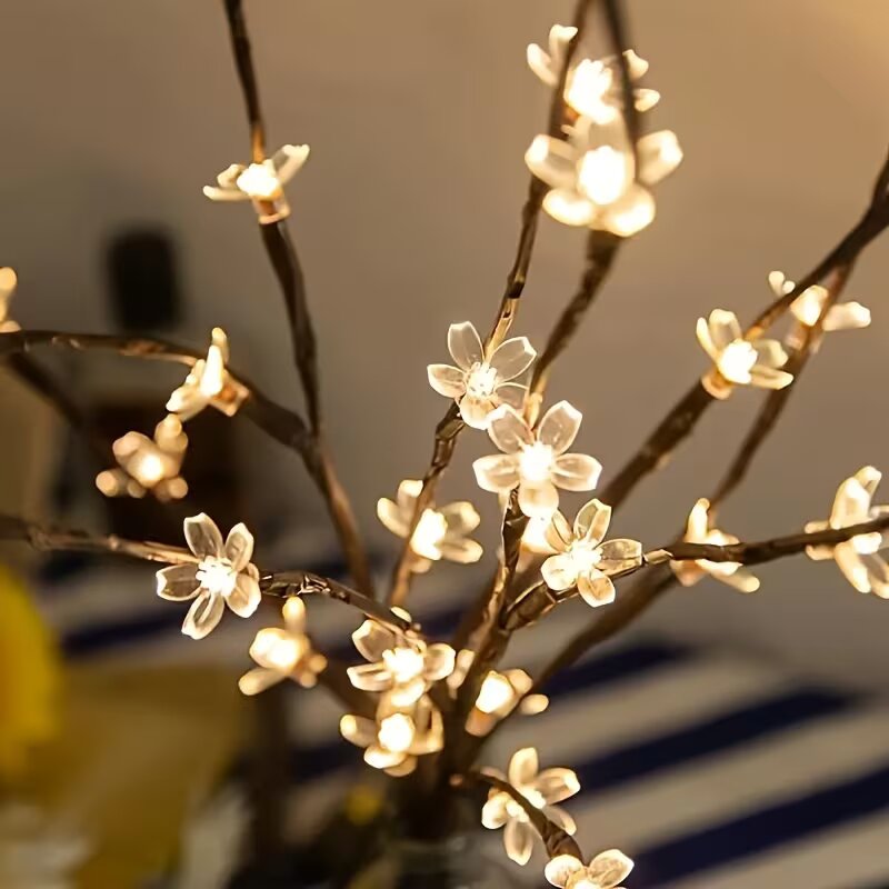 Luces LED para ramas de árbol  - Home Decor Lighting Tree reseña y precio