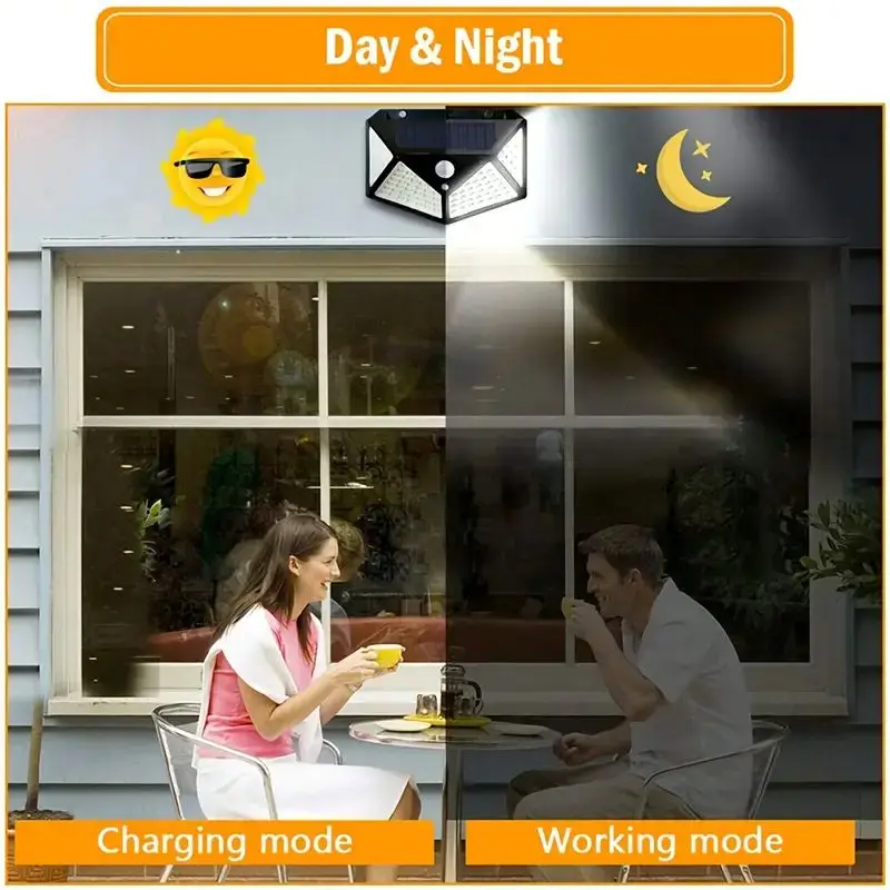 Lámpara Solar de Jardín de 100 - Lighting Decor Outdoor reseña y precio