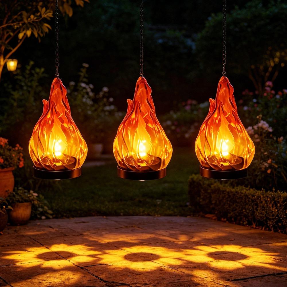 Lámpara colgante solar con efe - Lighting Decor Outdoor reseña y precio
